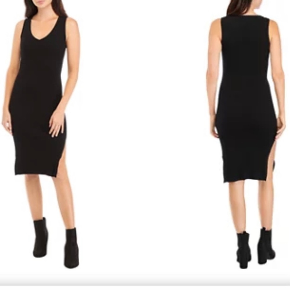 Magaschoni Ribbed Sweater Dress Sleeveless